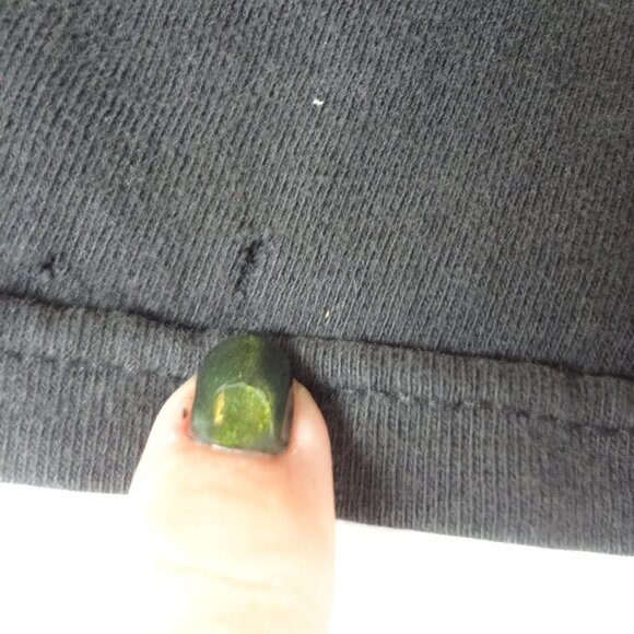 VINTAGE - NIRVANA MUDDY BANKS WISHKAH BLACK MEDIUM T-SHIRT L202 (HOLES C PICS) - Picture 6 of 13